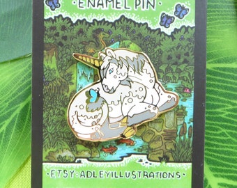 Gold Plated Unicorn Enamel Pin