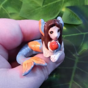Ceramic Mermaid Figurine