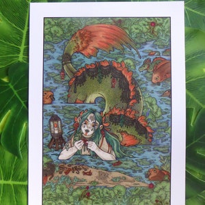 A4 Digital Mermaid Print