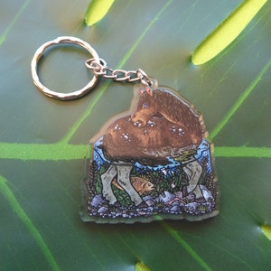 Kelpie Clear Acrylic Charm