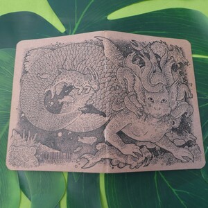 Blank Notebook with Hand drawn mermaid cover