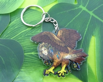 Harpy Clear Acrylic Charm