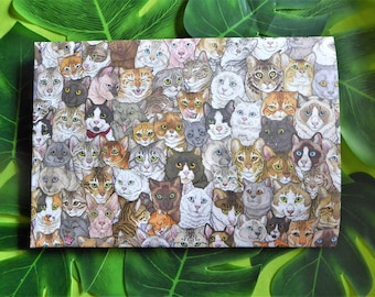 Cat Clowder Wrapping Paper
