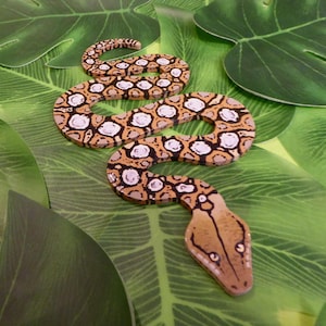 Painted MDF Ocelot Reticulated Python