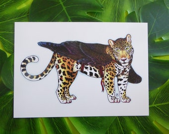 A5 Winged Jaguar Print