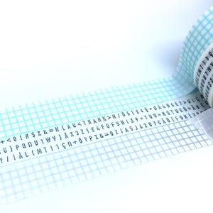 ROLL or SAMPLES - MT Kamoi Washi Tape - decorative tape, grid tape, character tape