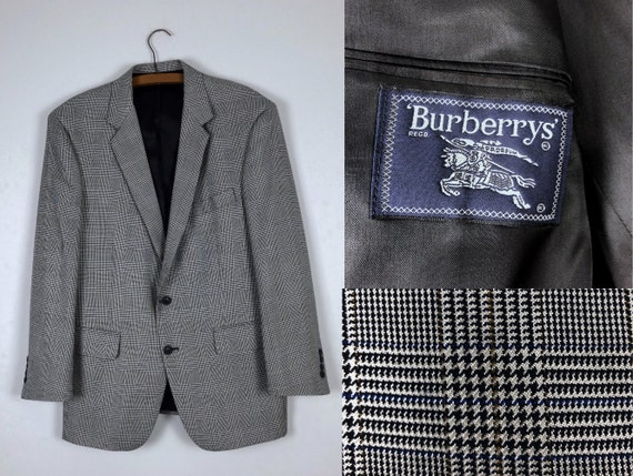 1990s Vintage Burberry Blazer - Size L
