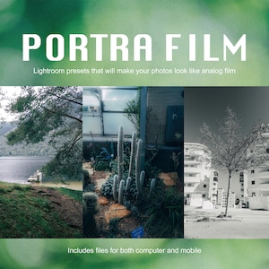 Kodak PORTRA 400 FILM - 6 analog VSCO inspired lightroom presets Mobile and desktop