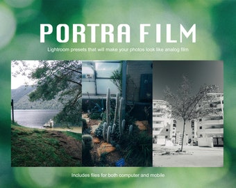 Kodak PORTRA 400 FILM Analog VSCO Inspired Lightroom Presets