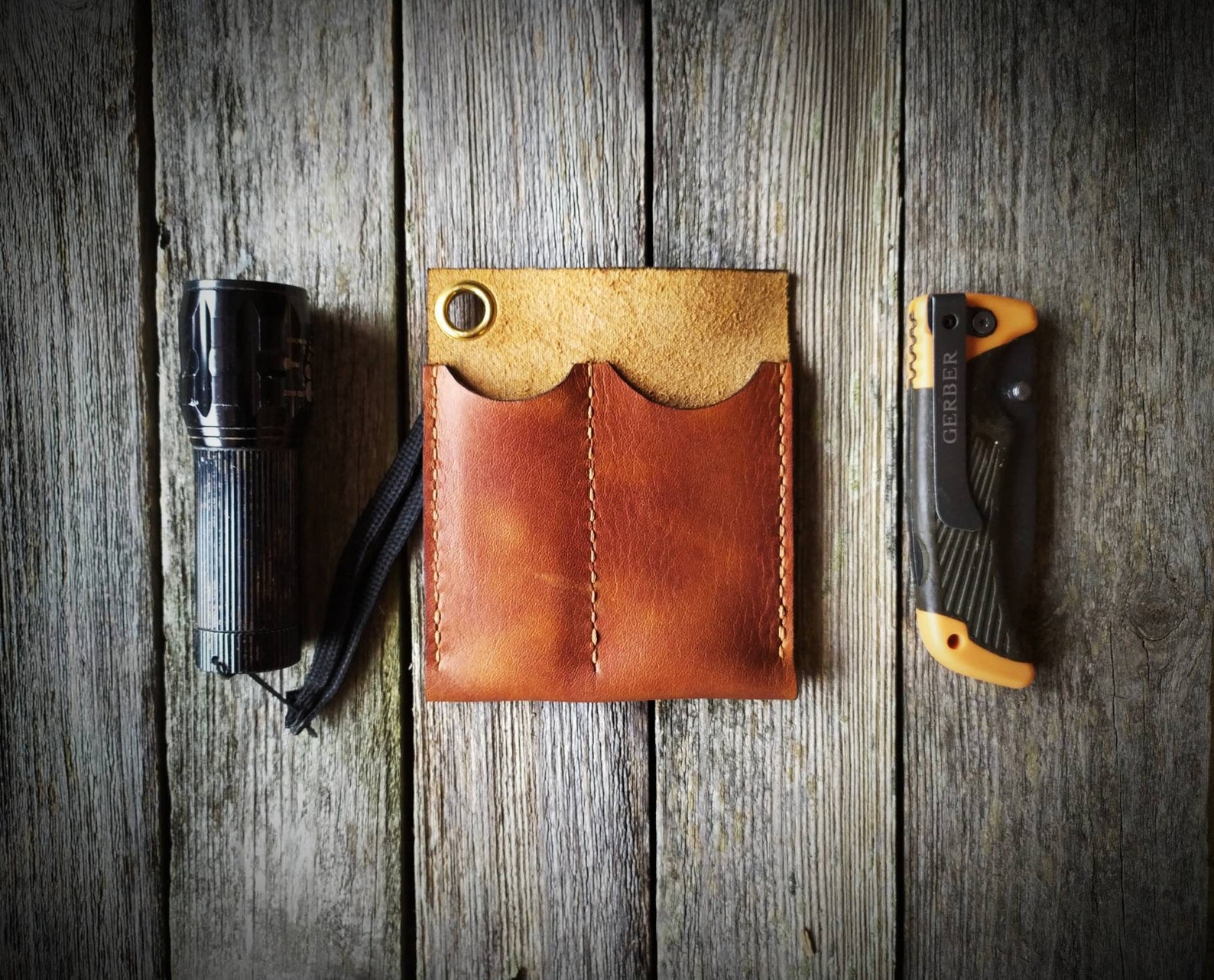 Free shipping EDC knife case leather case for folding knife Etsy