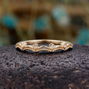 a close up of a ring on a rock