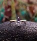 Vintage pear shaped alexandrite engagement ring rose gold art deco moissanite ring pear diamond rings unique anniversary bridal ring 