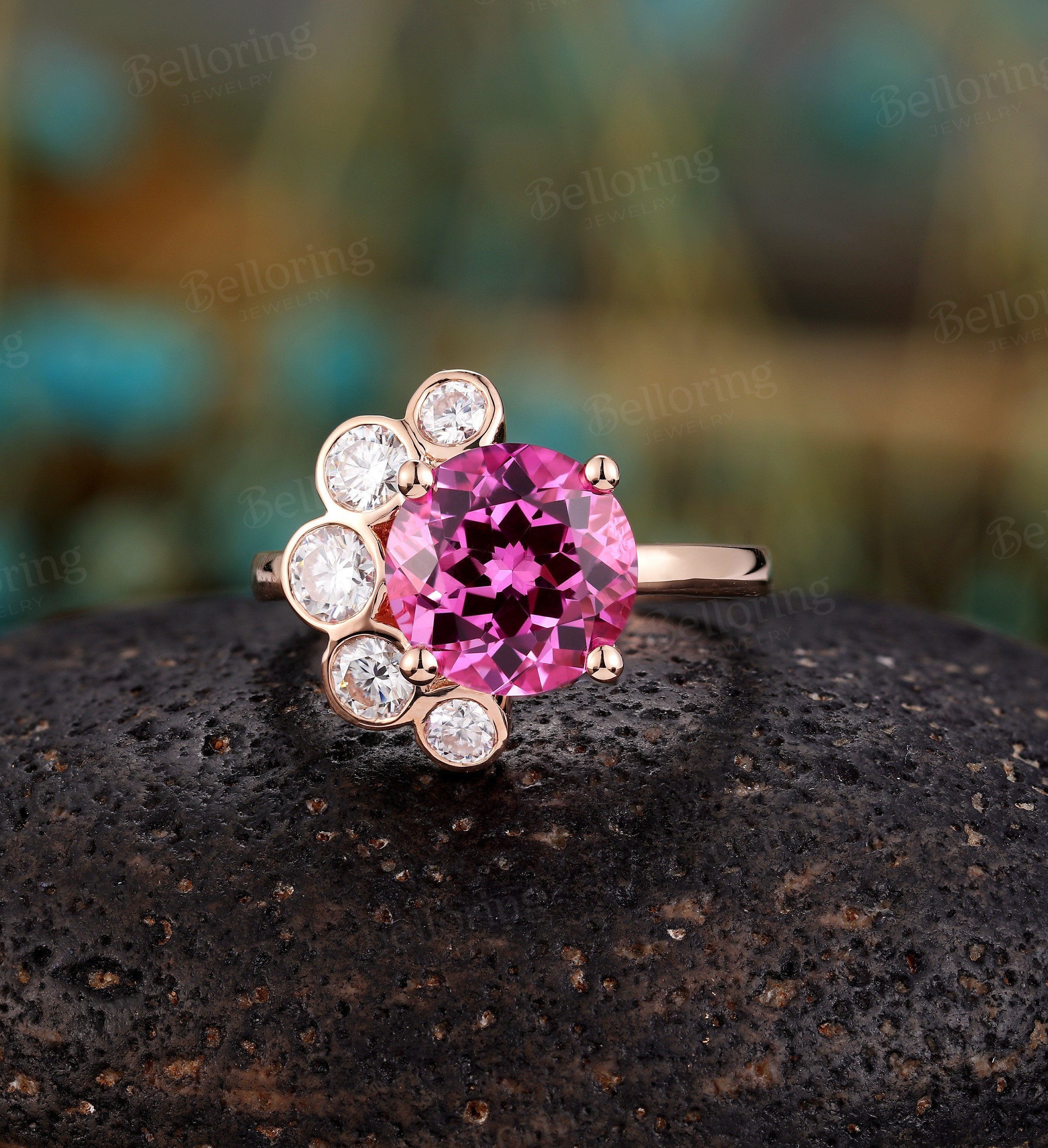 Crystal Heart Ring, Purple Heart Ring, Pink Heart Ring, Promise Ring, Best  Friend Rings, Adjustable Ring, Open Ring, Anniversary Gift -  Denmark