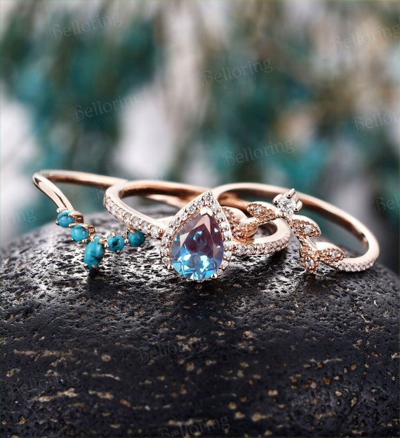 Etsy store ring set