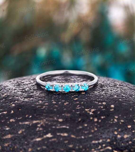 Turquoise anniversary ring discount