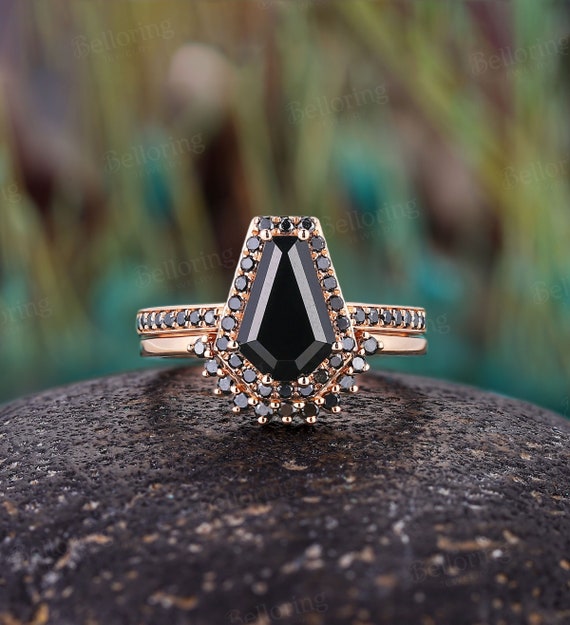 Coffin engagement ring deals