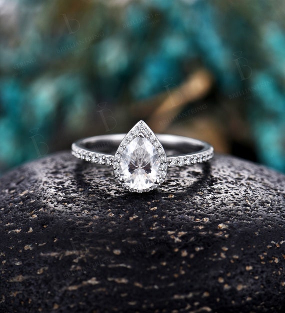 Art deco deals engagement rings etsy