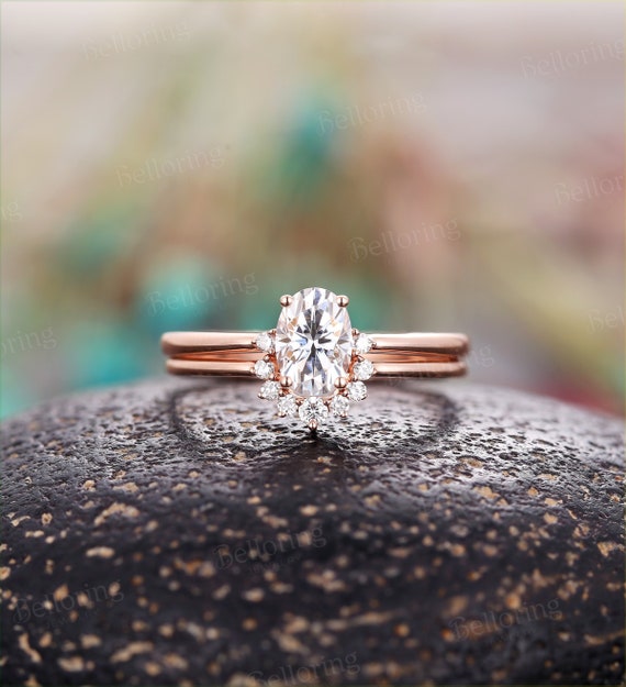 Wedding ring shop sets etsy