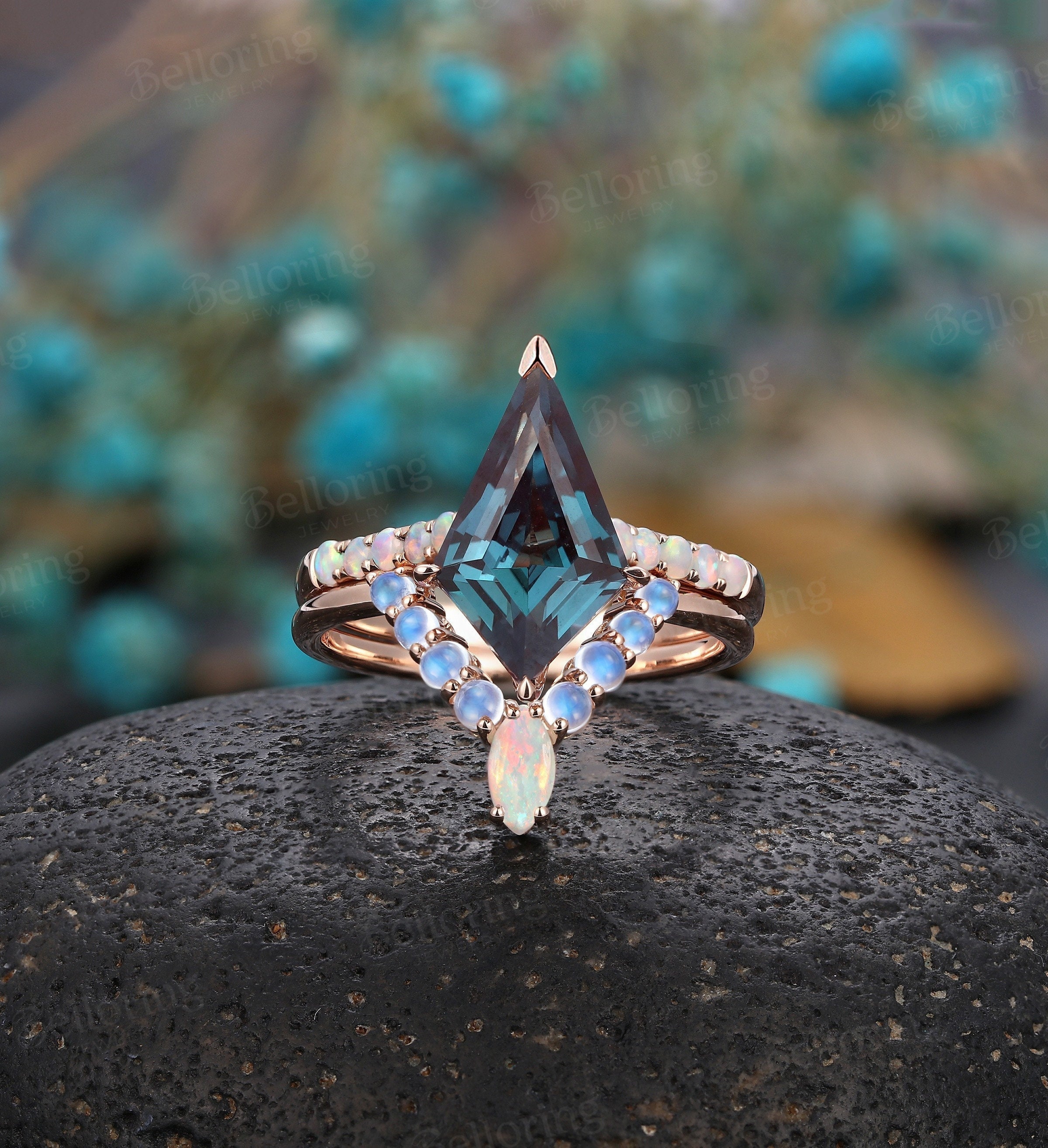 限定 あーるめいど まりこ Ramiel ring 合成アレキサンドライト