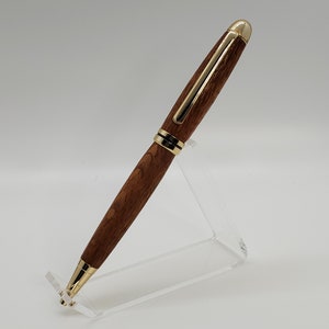 European Twist Pen Gold, realizzata in legno di serpente