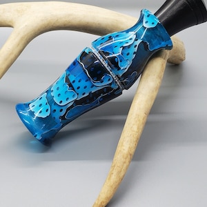 Duck call, green, blue, or purple mesh