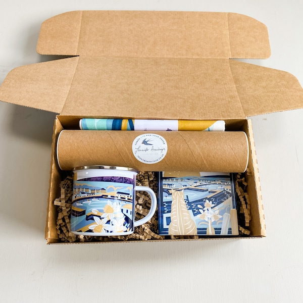 Porthleven, Cornwall Gift Box + FREE Personalised Label! Great Cornish Gift!