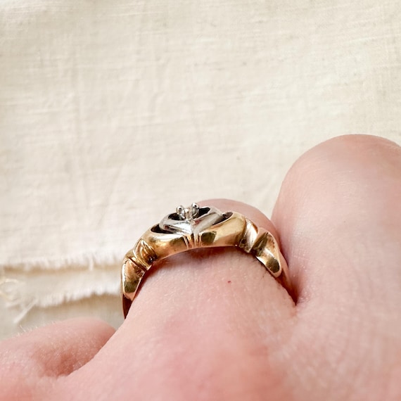 10k Yellow Gold Mom Ring