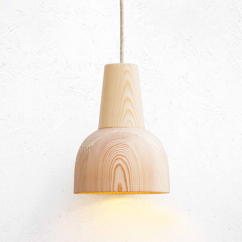 Wooden Pendant Lamp Kolpak With 1 Shade - Wooden Ceiling Lamp Shade Wooden Pendant Lamp Kolpak With 1 Shade - Wooden Ceiling Lamp Shade