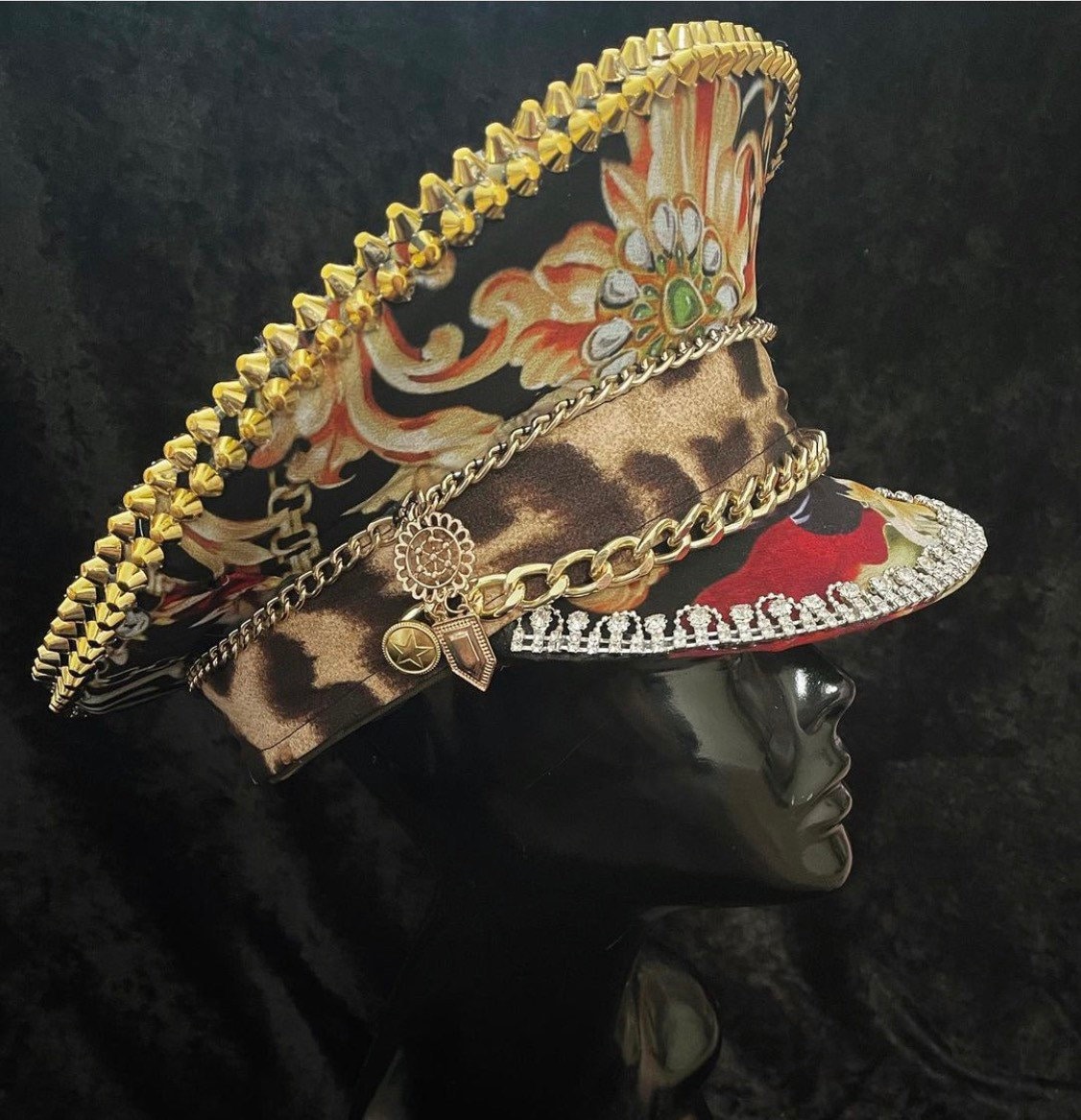 Camilla Burner festival hat • unique captain military hat •