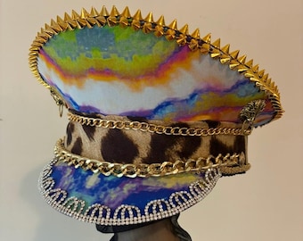 Maximalist Captain Hat • Festival Hat • Military Hat