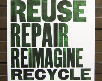 Reuse Repair Reimagine Recycle