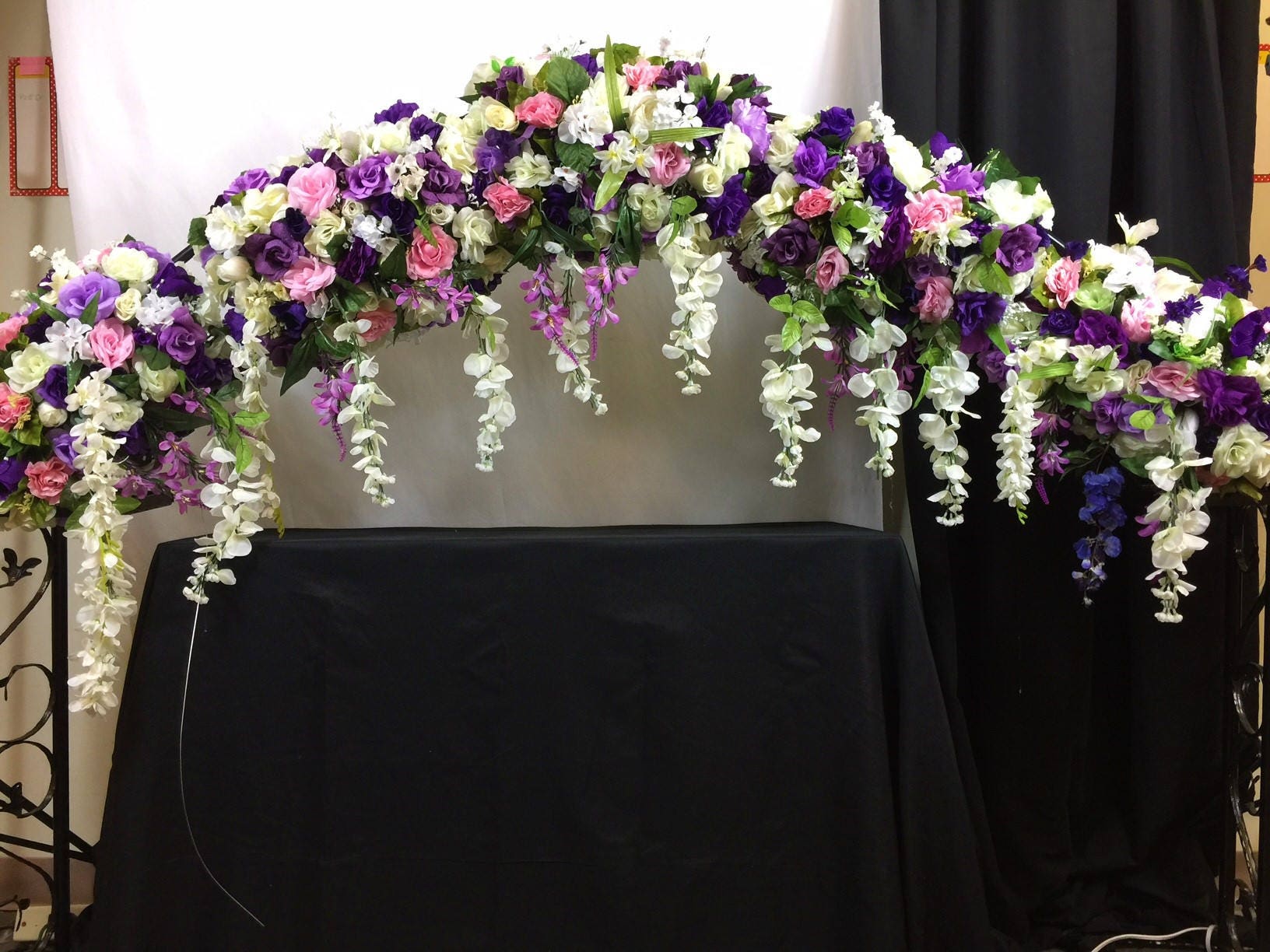 Wedding Arch Swag Wedding Garland Large Wedding Swag Church Etsy