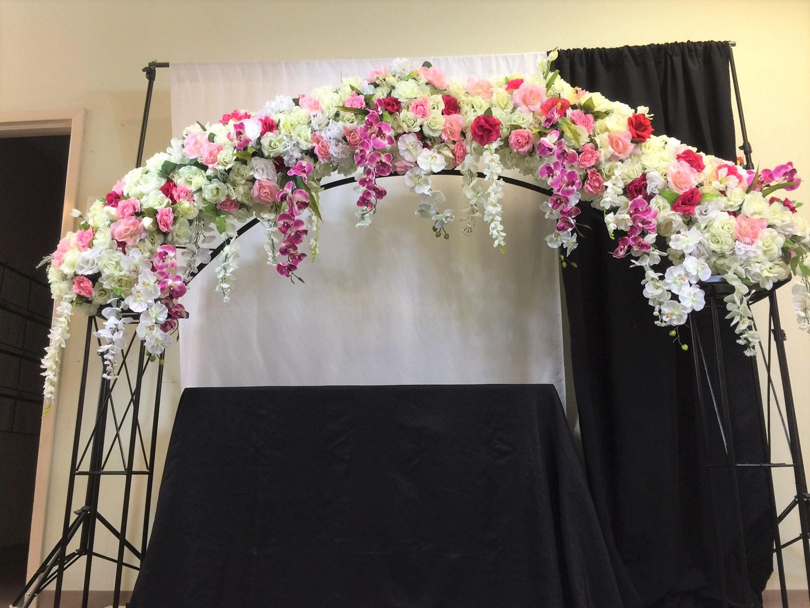 Wedding Arch Swag Wedding Garland Large Wedding Swag Church Etsy