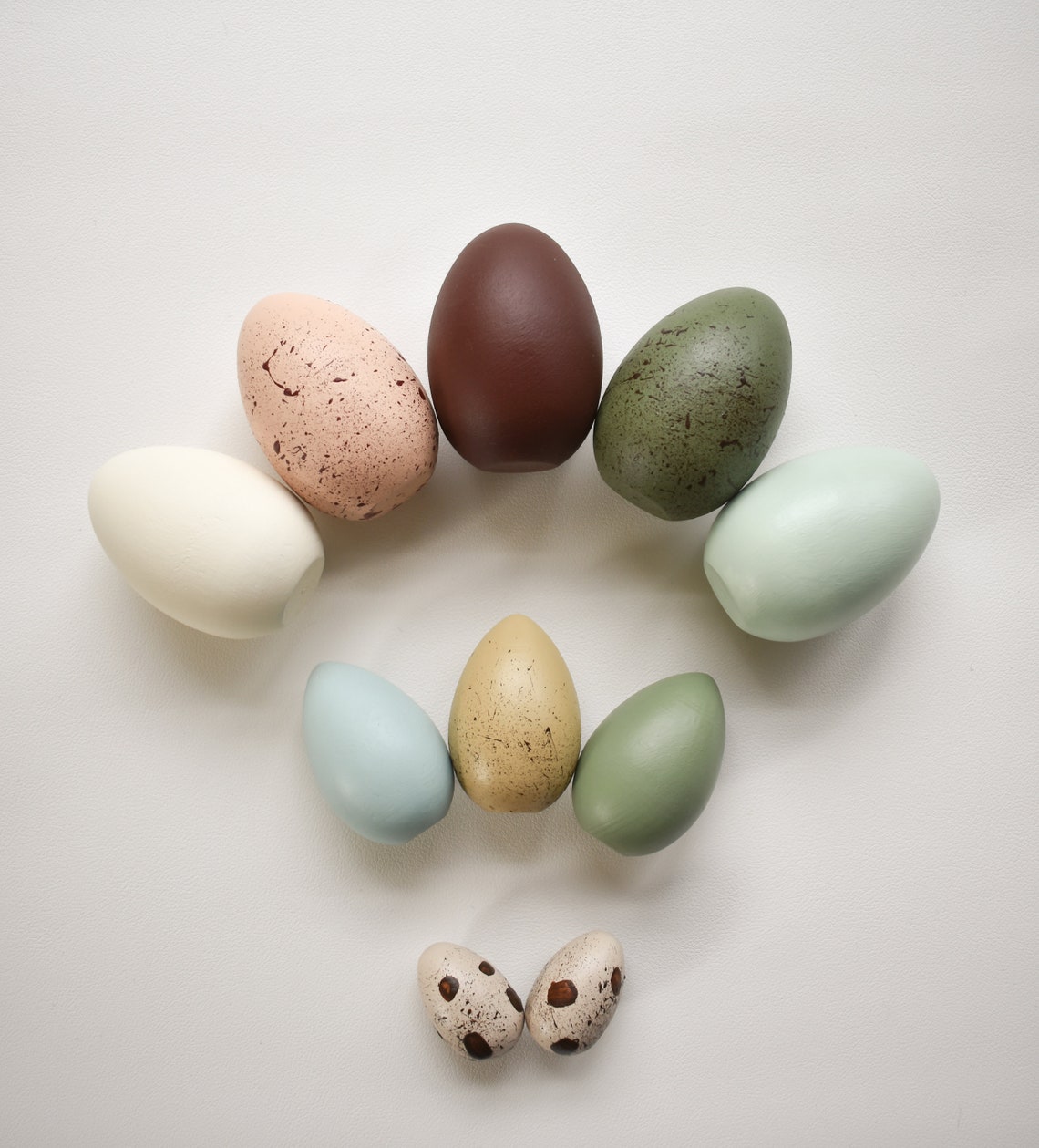 Play Edible Heirloom Eggs Wood Play Food Etsy