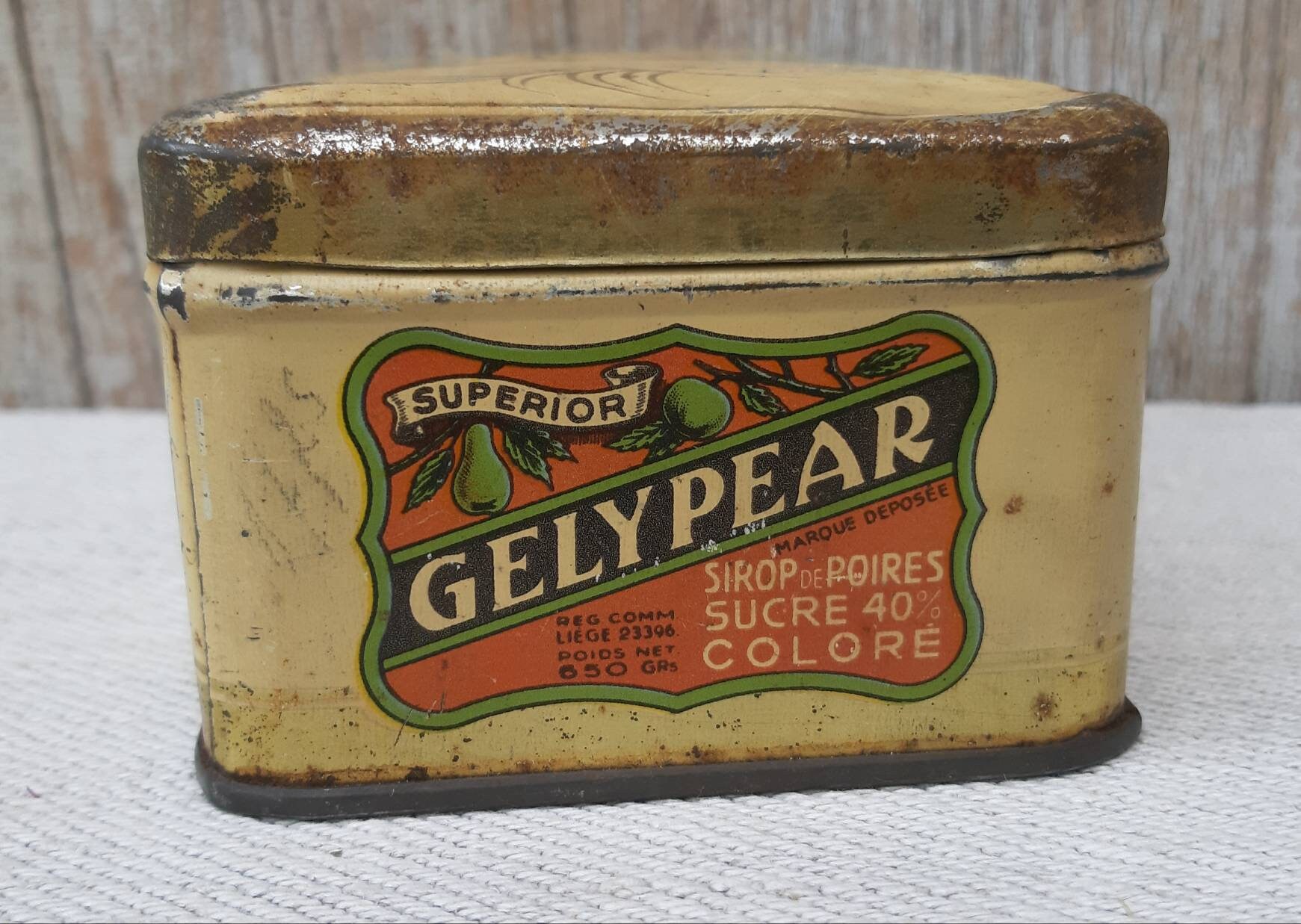 Beautiful Belgian Tin Prince De Liege Collector Tin Etsy