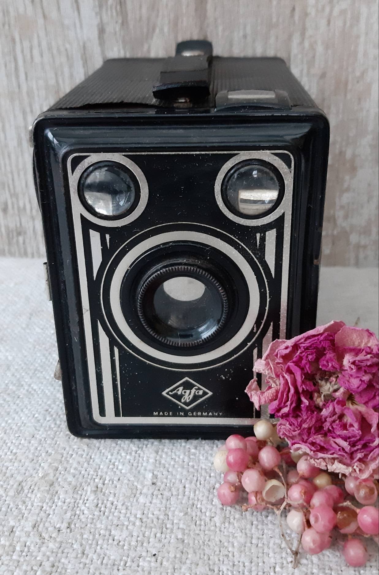 Vintage box camera * Agfa box * 50s * decoration for Shabby - Brocante * Shabby * vintage office * Valentine's gift