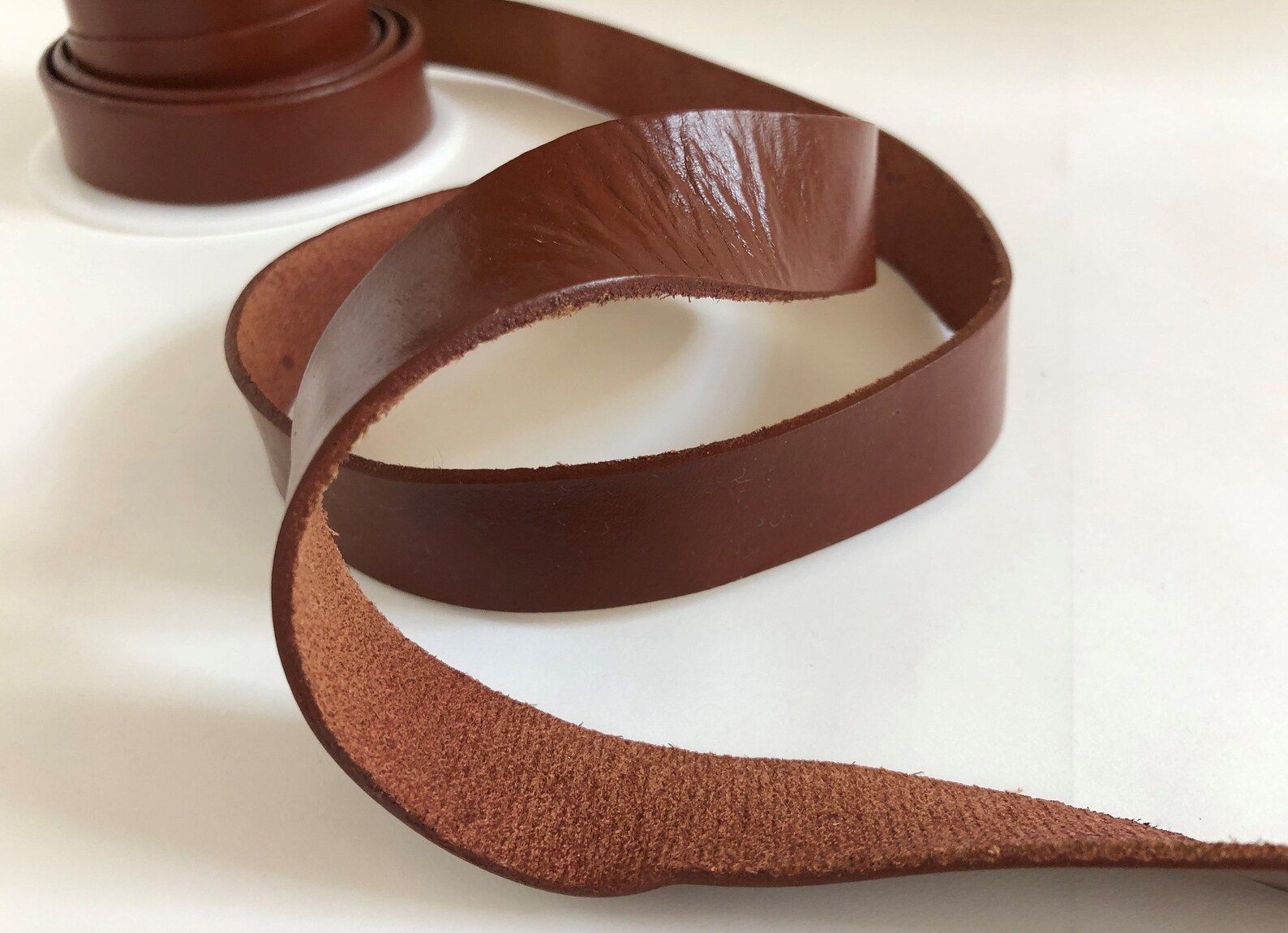 Leather Strapping 25mm/1 inch wide Sold by the 1/2 Yard Etsy