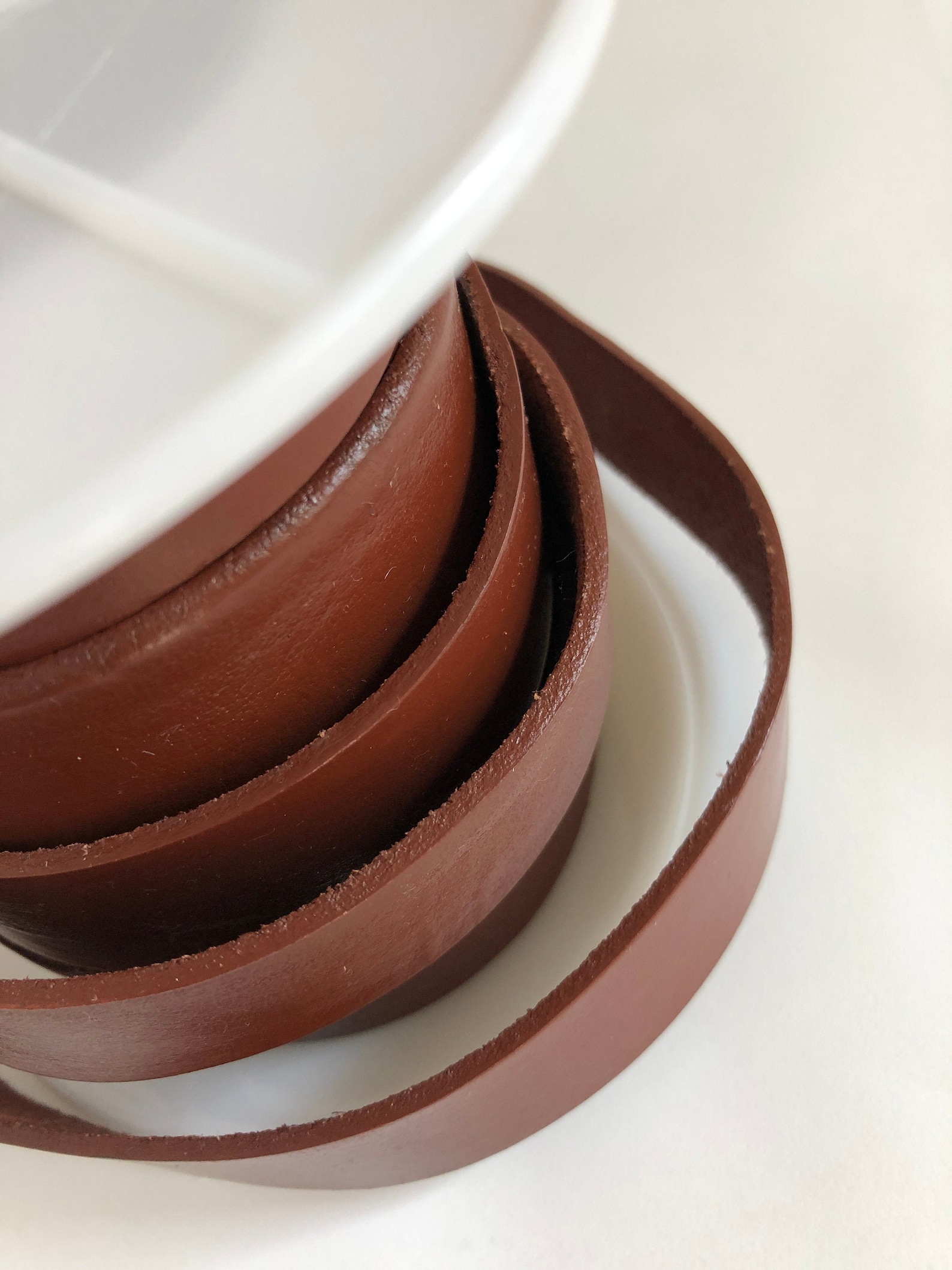 Leather Strapping 25mm/1 inch wide Sold by the 1/2 Yard Etsy