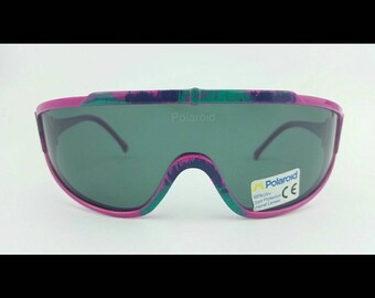 Polaroid vintage ski glasses, playful colour combinations, Polaroid's Model 8353 unsurpassed anti glare Protection 100% UV, Glare-free view