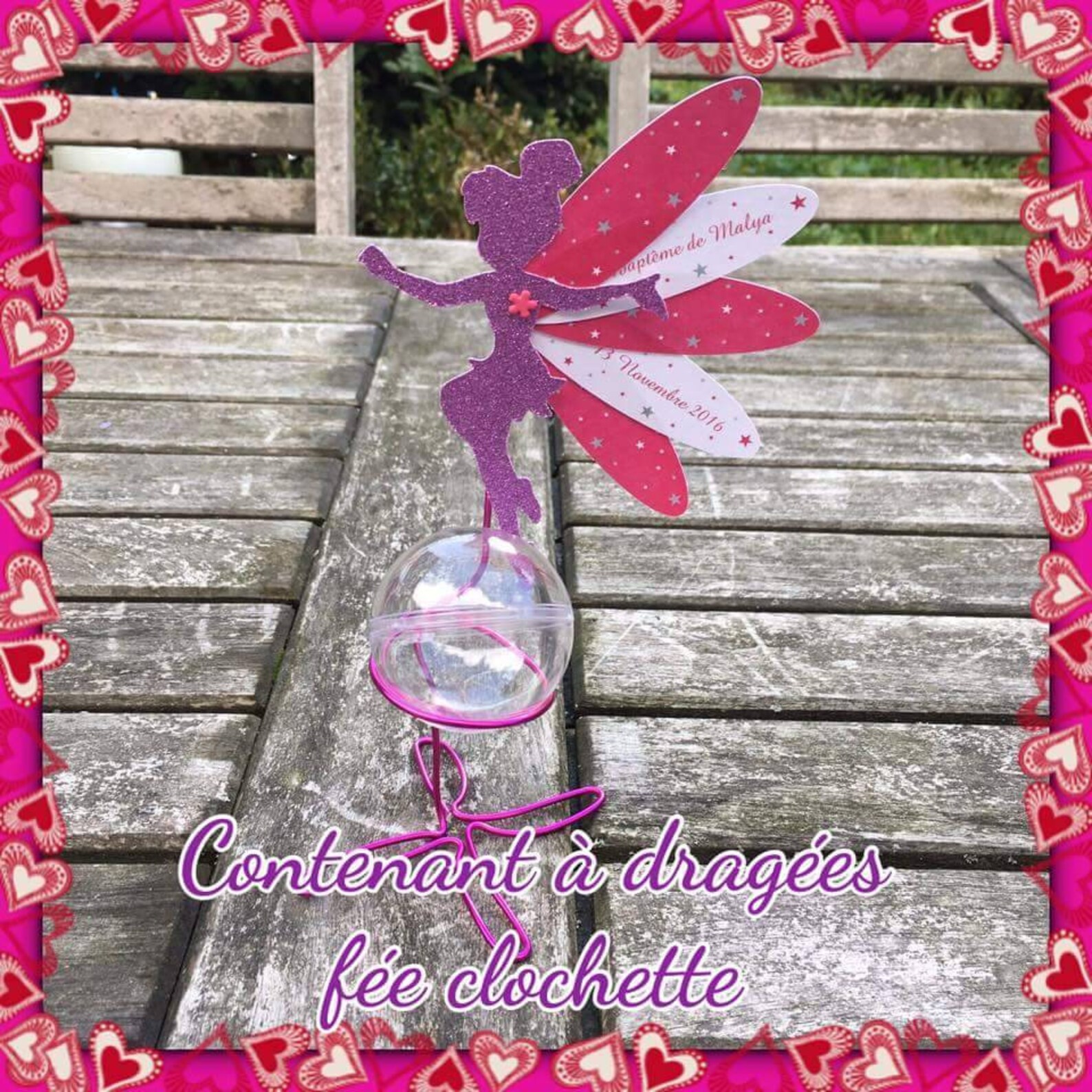 Contenant à dragées fée ou fée clochette personnalisable pour Etsy