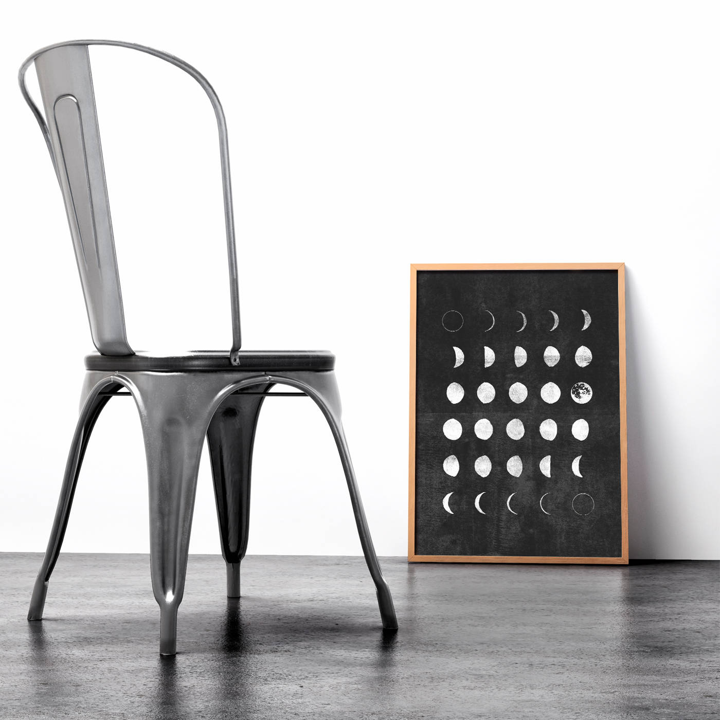 Moon Phases Wall Art, Instant Download, Halloween Printable Wall Art ...