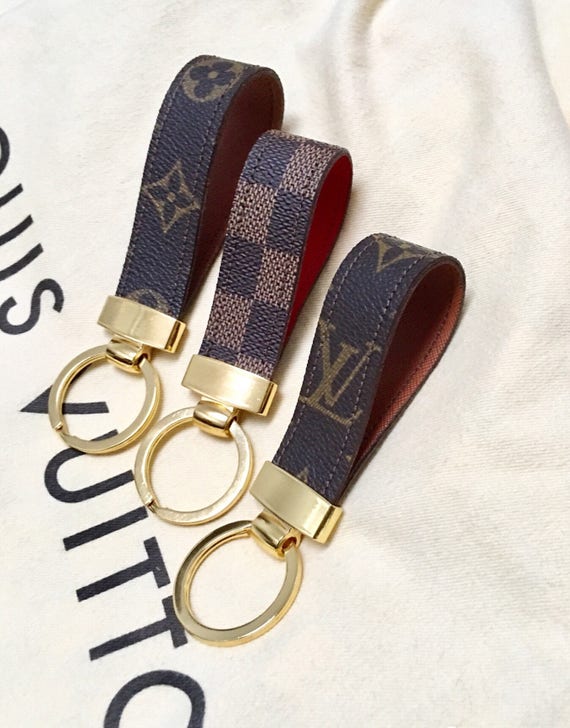 Repurposed/Upcycled Louis Vuitton Keychains Etsy