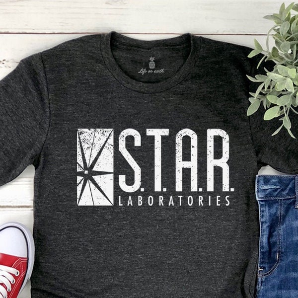 Star Laboratories - T-Shirt Uomo/Donna Con Logo Blu Navy - 100% Cotone Gildan, Taglie S-XXL - 4