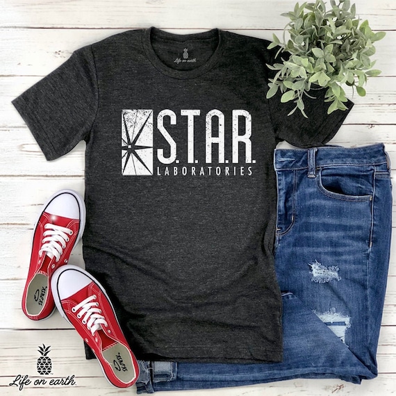 STAR Labs Shirt vintage STAR Laboratories T shirt Gift for the Flash Fan TV Series S.T.A.R. Labs Tshirt Tee for Women or Men Etsy
