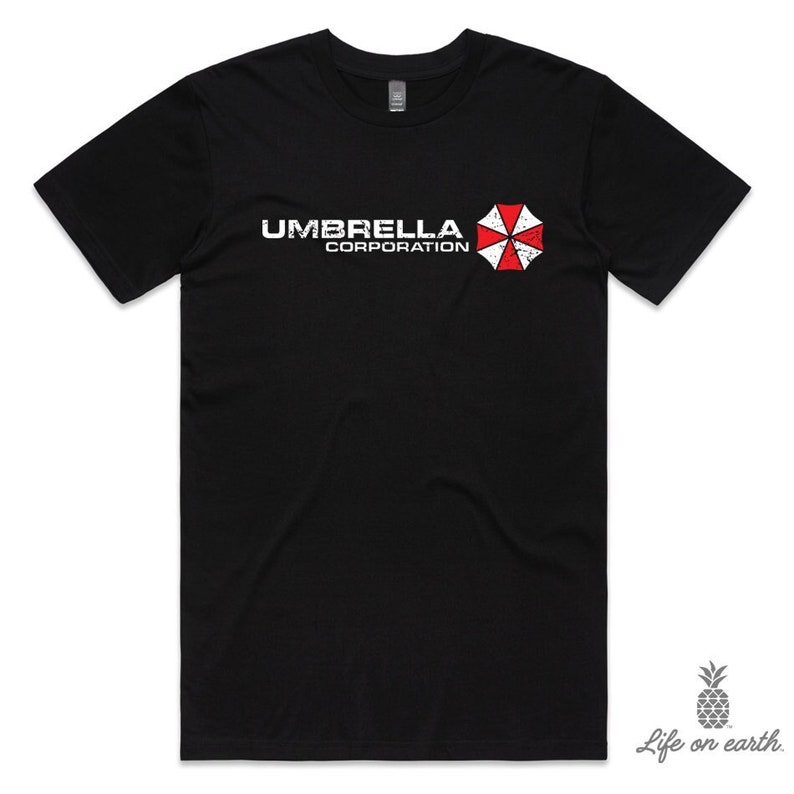 Chemise Umbrella Corporation Tee-shirt cadeau pour les fans de jeux vidéo zombies Black