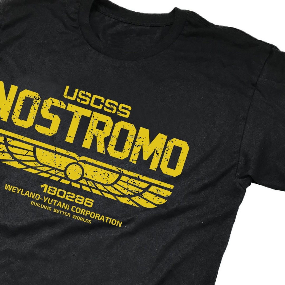 USCSS Nostromo Shirt Gift Fans Alien T-shirt -