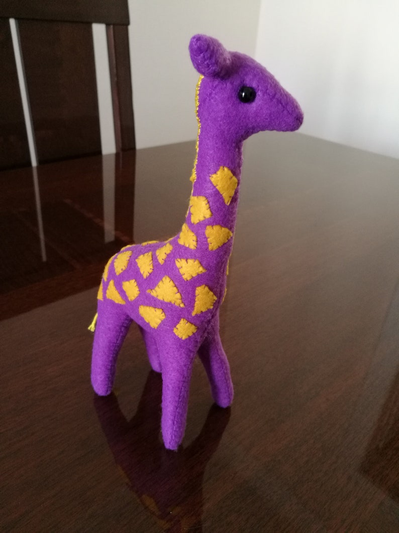 purple giraffe plush