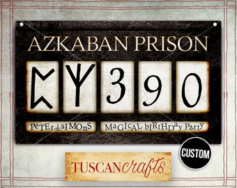 Harry Potter Azkaban Prison Sign Sirius Black/Bellatrix