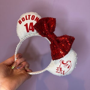 High School Musical  Wildcats sequin Minnie Mickey Ear