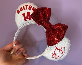 High School Musical  Wildcats sequin Minnie Mickey Ear